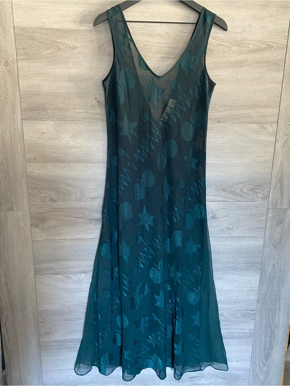 90s Victorias Secret Gold Label Vintage Sheer Celestial Dress Lingerie